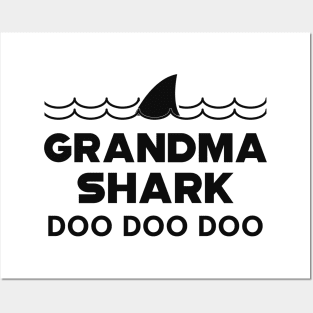 Grandma Shark doo doo doo Posters and Art